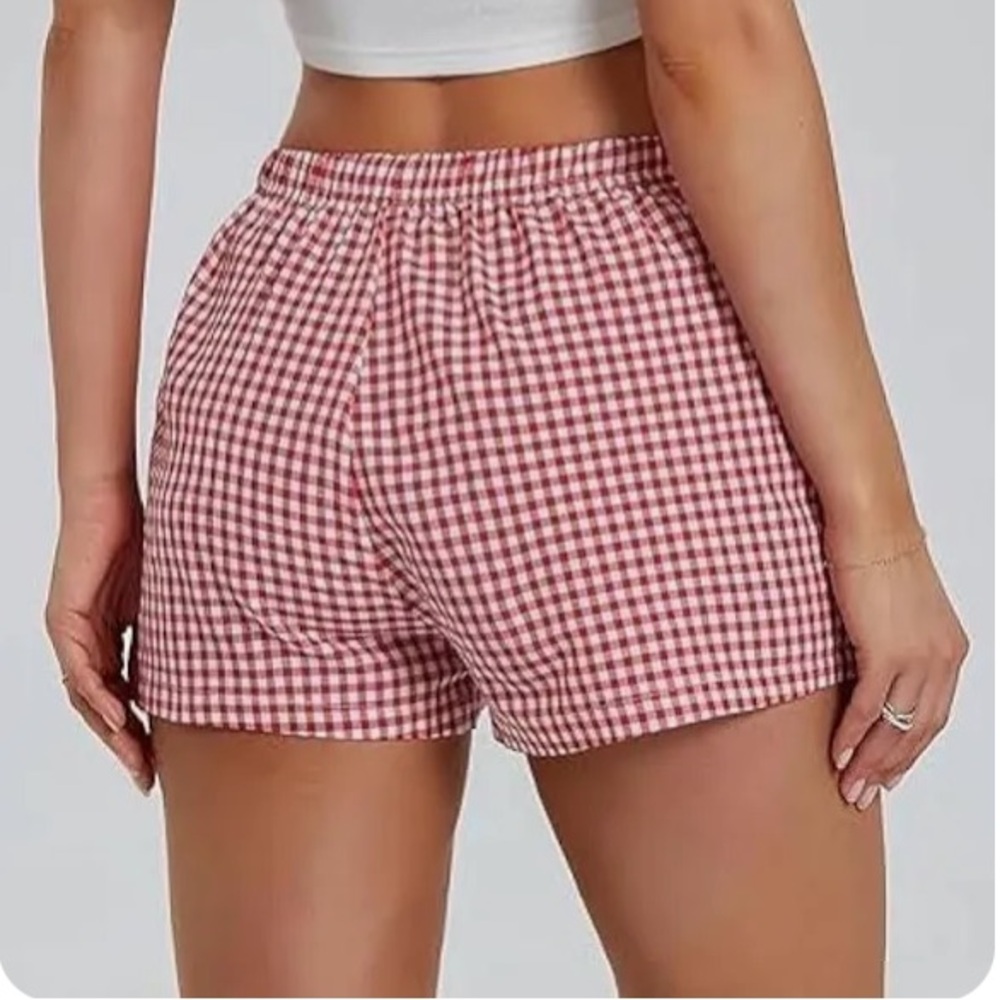 Ohio State Buckeyes OSU Plaid Pajama Shorts